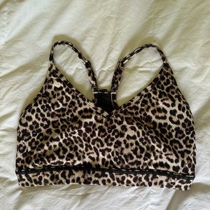 Zyia Active Cheetah Mesh Adjustable sports bra